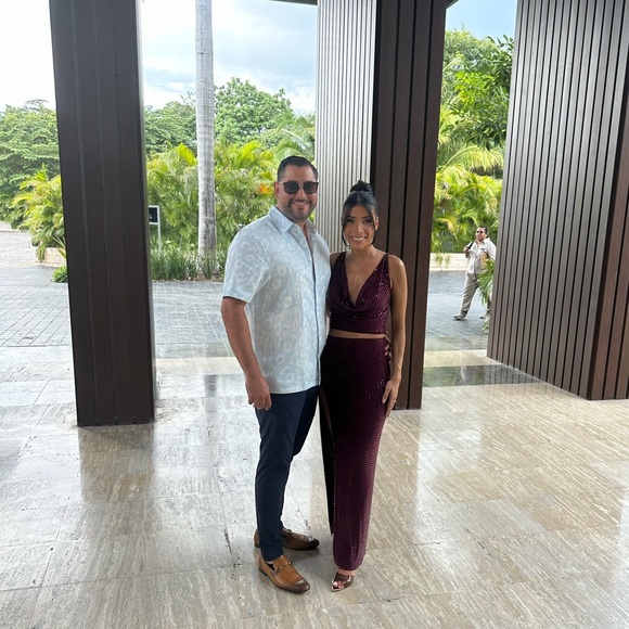 Meshki Ellery Square Diamanté Top & Skirt - Picture 3 of 8